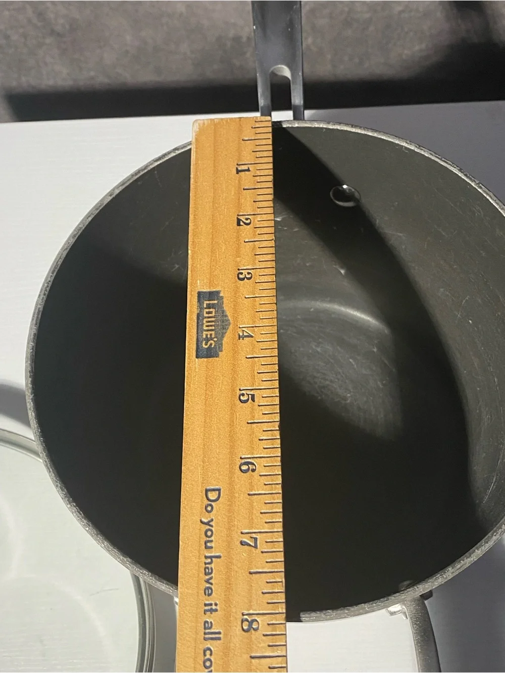 Kirkland Signature Hard Anodized 4 Qt Saucepan Pot with Glass Lid
